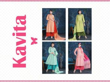 Fashion Talk Kavita vol 1 kurtis with Palazzo and Dupatta wholesaler