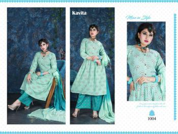 Fashion Talk Kavita vol 1 kurtis with Palazzo and Dupatta wholesaler