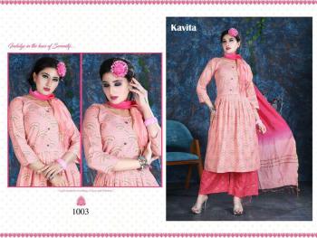 Fashion Talk Kavita vol 1 kurtis with Palazzo and Dupatta wholesaler