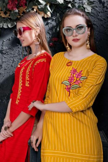 Fashion Talk Monalisaa Rayon kurtis wholesaler