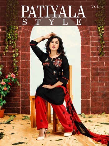 Fashion Talk Patiyala Style vol 1 Rayon Kurtis with Patiyala and Dupatta