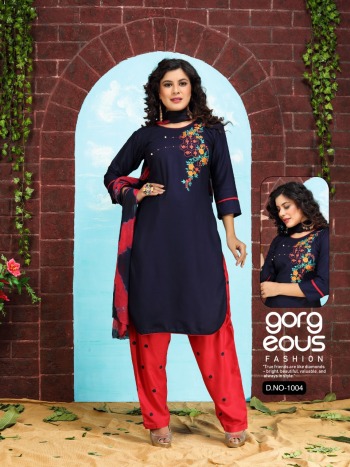 Fashion Talk Patiyala Style vol 1 Rayon Kurtis with Patiyala and Dupatta