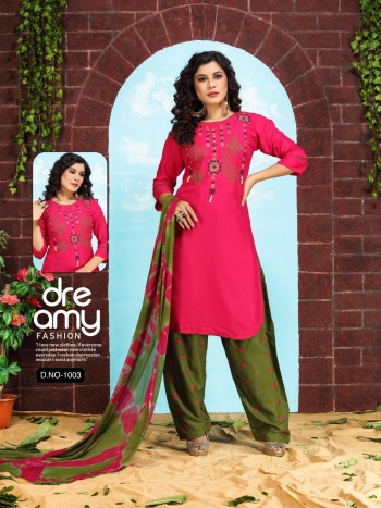 Fashion Talk Patiyala Style vol 1 Rayon Kurtis with Patiyala and Dupatta