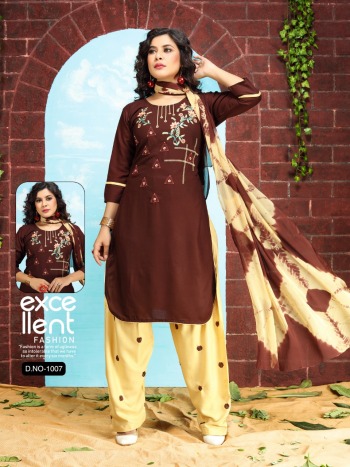 Fashion Talk Patiyala Style vol 1 Rayon Kurtis with Patiyala and Dupatta