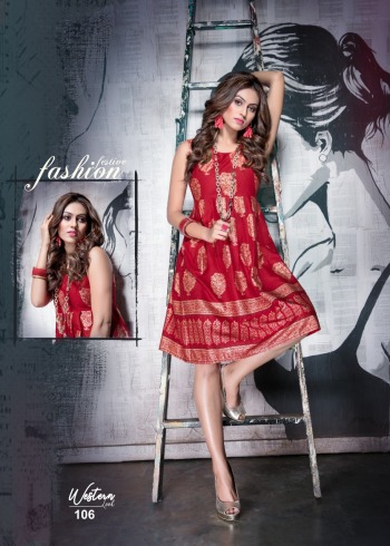 Fashion Talk Western Look Rayon kurtis catalog Wholesaler