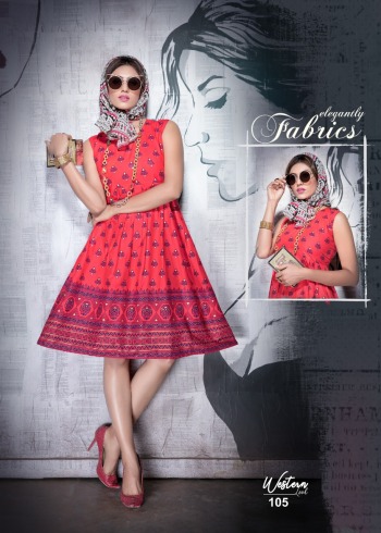 Fashion Talk Western Look Rayon kurtis catalog Wholesaler