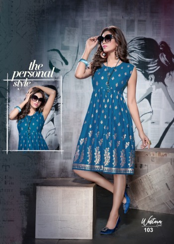 Fashion Talk Western Look Rayon kurtis catalog Wholesaler