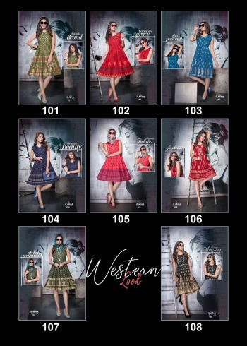 Fashion Talk Western Look Rayon kurtis catalog Wholesaler