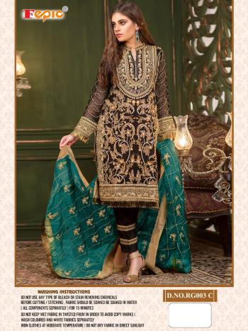 Fepic sanober RG003 Georgette Pakistani Suits Wholesaler