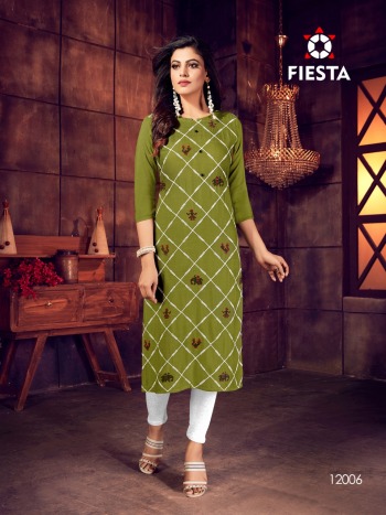 Fiesta Indian Culture Rayon kurtis wholesaler