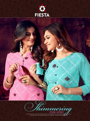 Fiesta Indian Culture Rayon kurtis wholesaler