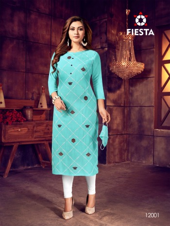 Fiesta Indian Culture Rayon kurtis wholesaler