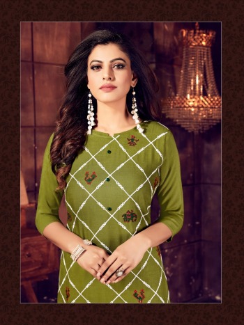 Fiesta Indian Culture Rayon kurtis wholesaler