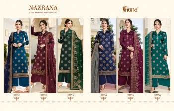 Fiona Nazrana Jacquard Hand work Salwar kameez Wholesaler