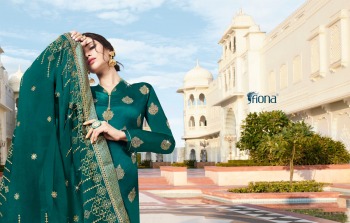 Fiona Nazrana Jacquard Hand work Salwar kameez Wholesaler