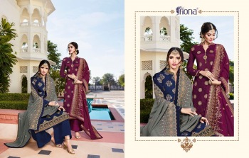 Fiona Nazrana Jacquard Hand work Salwar kameez Wholesaler