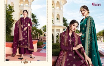 Fiona Nazrana Jacquard Hand work Salwar kameez Wholesaler