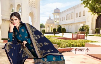 Fiona Nazrana Jacquard Hand work Salwar kameez Wholesaler