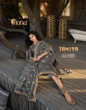 Fiona Taniya Jacquard salwar kameez wholesaler