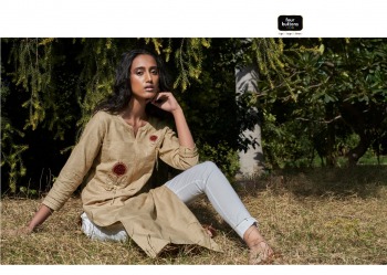 Four Button Colours vol 8 Cotton kurtis wholesaler