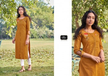 Four Button Colours vol 8 Cotton kurtis wholesaler