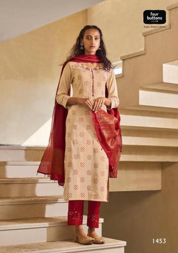 Four Button Lemon vol 2 kurtis with pant and Dupatta catalog wholesaler