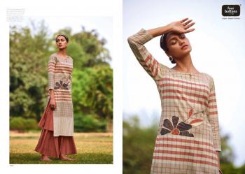 Four button Ruby kurtis with Skirt wholesale Price