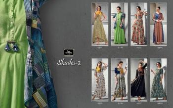 Four Button Shades vol 2 Party wear Kurtis catalog wholesaler