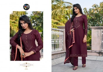 Four Dots Shubharambh vol 2 Modal satin Salwar Kameez wholesaler