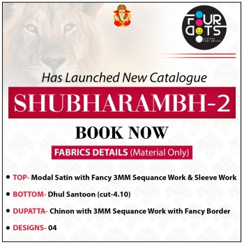 Four Dots Shubharambh vol 2 Modal satin Salwar Kameez wholesaler