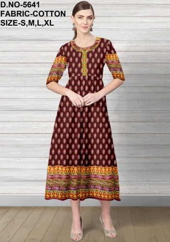 Four Matching Cotton Daily wear kurtis wholesaler