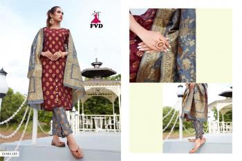 FVD jannat vol 1 Banarasi Jacquard kurtis with pant and Dupatta