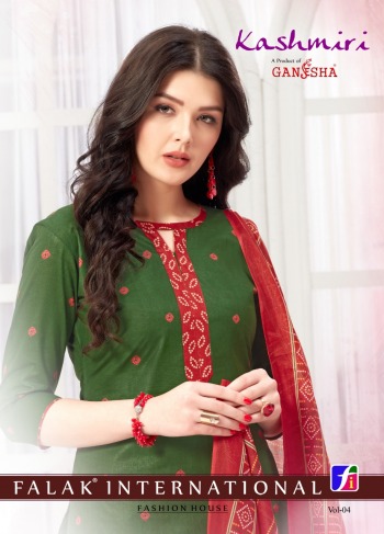 ganesha kashmiri vol 4 Cotton Punjabi dress wholesale Price