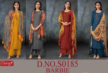 Ganga barbie Pashmina Winter Suits catalog