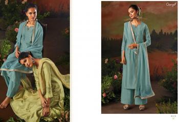 Ganga Garden Of Bird Kora Silk Suits wholesaler