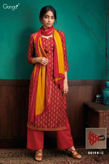 Ganga Harman Pashmina Winter Woollen Salwar Kameez