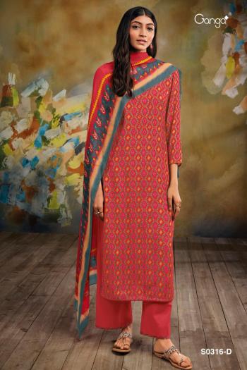 Ganga Mahonia 316 Series Bemberg Silk Salwar Kameez