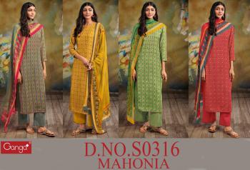 Ganga Mahonia 316 Series Bemberg Silk Salwar Kameez