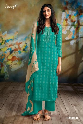 Ganga Myra Cotton Satin Salwar kameez wholesaler