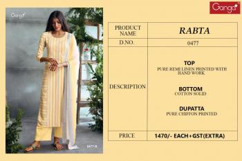 Ganga Rabta Linen Salwar Kameez wholesaler