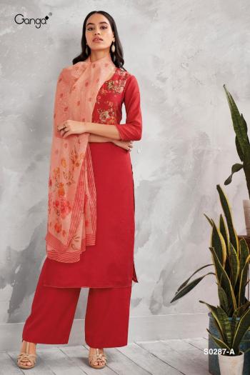 Ganga Riona 287 Bemberg Silk Salwar kameez wholesaler