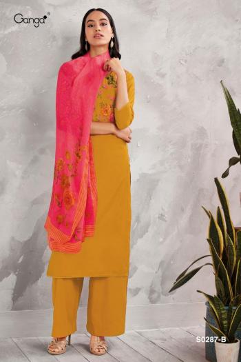 Ganga Riona 287 Bemberg Silk Salwar kameez wholesaler