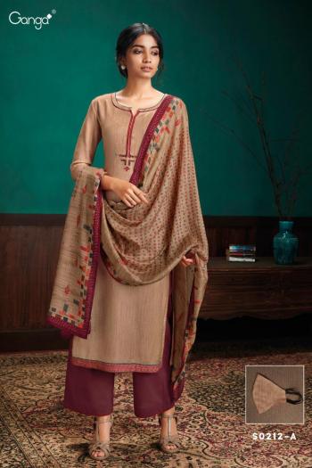 Ganga Simran Pashmina Winter Salwar Kameez wholesaler