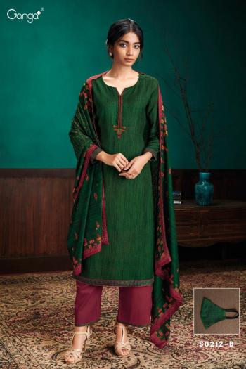 Ganga Simran Pashmina Winter Salwar Kameez wholesaler