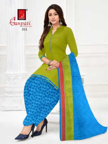 Ganpati gareema vol 3 Cotton Patiyala Dress wholesale Price