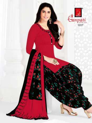 Ganpati gareema vol 3 Cotton Patiyala Dress wholesale Price