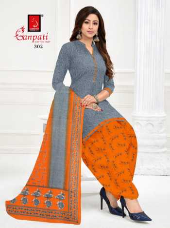 Ganpati gareema vol 3 Cotton Patiyala Dress wholesale Price