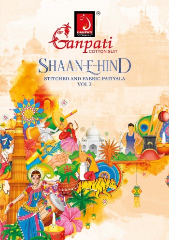 Ganpati Shaan e Hind vol 2 Cotton Punjabi Dress wholesale Price