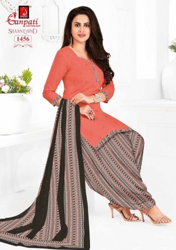 Ganpati Shan E Hind vol 3 Patiyala Dress Material