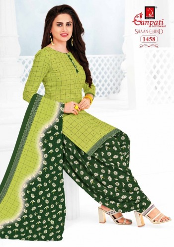 Ganpati Shan E Hind vol 3 Patiyala Dress Material